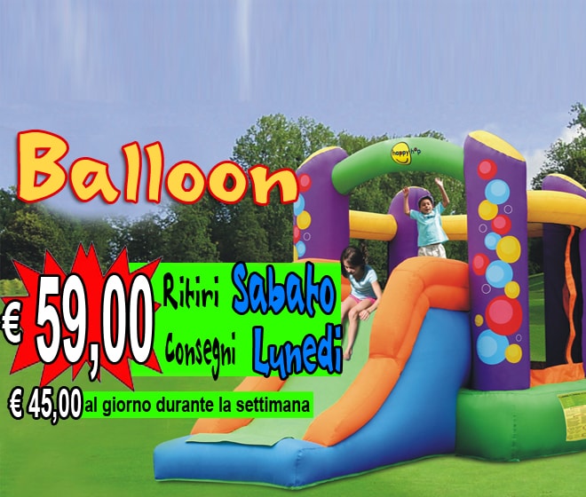 gonfiabile Balloon | noleggio gonfiabili padova
