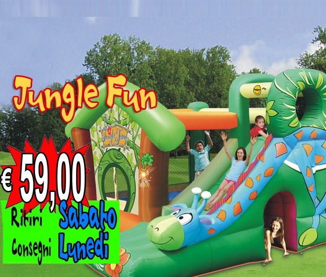 gonfiabile junglefun | noleggio gonfiabili padova