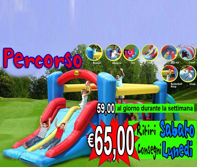 gonfiabile Percorso | noleggio gonfiabili padova