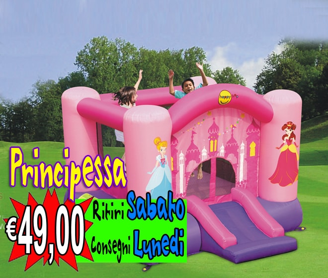 gonfiabile Principessa | noleggio gonfiabili padova