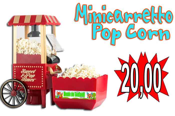 minicarretto pop corn